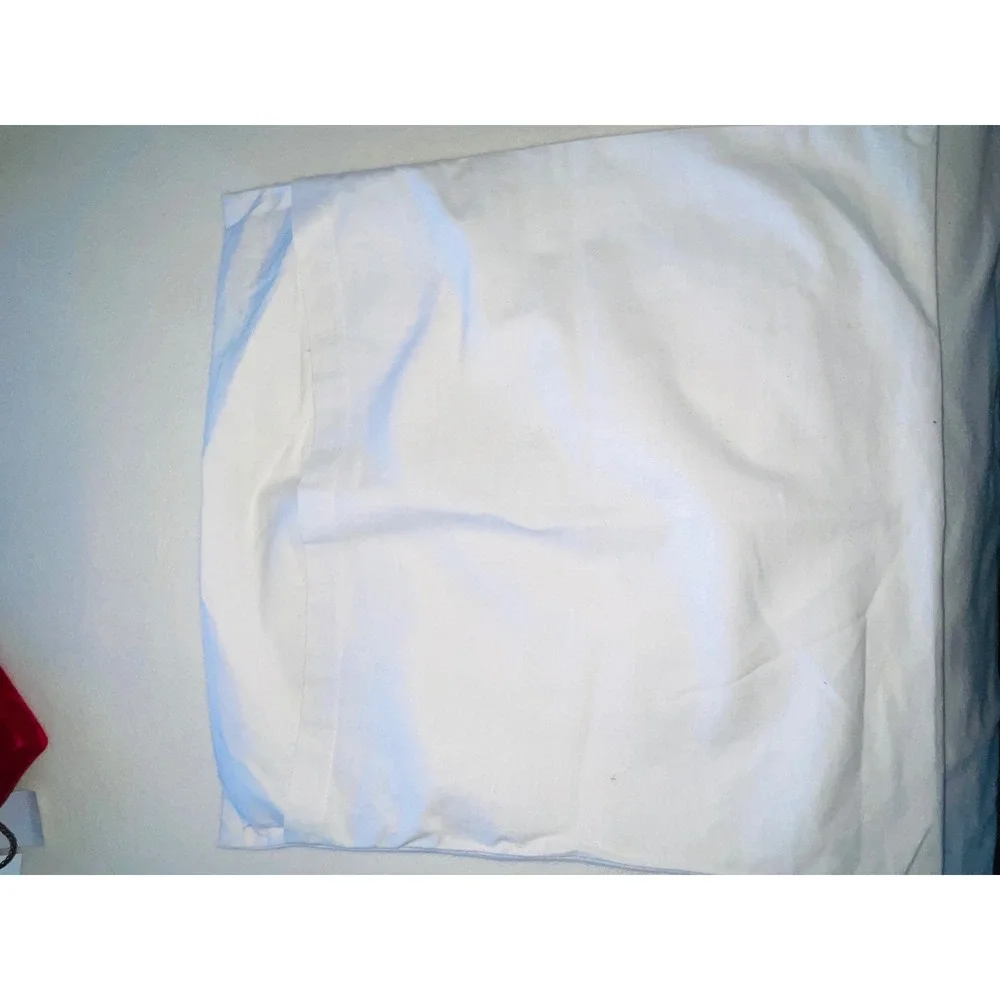 Pottery Barn Off White Cotton Pillow Cover Sequin Starfish 18x 18 Coastal